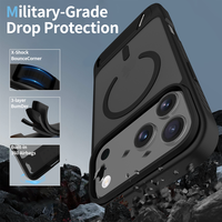Support de charge magnétique sans fil en TPU et PC en gros, coques de téléphone en vrac pour les modèles iPhone 17 Pro et 17 Pro Max