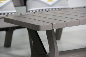 <span class=keywords><strong>Muebles</strong></span> de plástico impermeables para exteriores, conjunto de sofás de cuatro plazas para Patio - Product Image 5