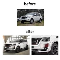 Kit carrosserie haut de gamme RSS Model Patrol, pare-chocs, calandre, phares pour Nissan Patrol Y62 2010-2019 Facelift