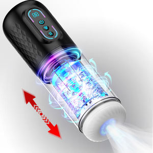 Ergonomischer Hochgeschwindigkeits-Stoß-<span class=keywords><strong>Masturbator</strong></span> für Männer mit Kolben-Saugfunktion 2,5 KG Gewicht 70dB Geräusch Lebensechte und Weiche Spielzeuge - Product Image 2