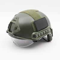 Casque multifonction industriel Casque de protection tactique Casque de combat Apportez vos propres lunettes Sécurité Équitation Sport