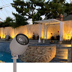 High-Brightness LED <strong>Floodlight</strong> RGBW <strong>Color</strong>-Changing IP66 Waterproof Die-Cast Aluminum Lamp Bead Park Courtyard Landscape Lighting - Product Image 1