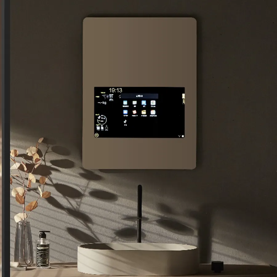 Maison Hôtel Étanche Smart Led Miroir Anti-Brouillard Salle De Bains Salle De Bains Miroir De Toilette Avec Lumière