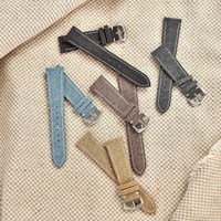 Bracelet de montre en nylon denim tendance, sangle de sport réglable en tissu, bracelet de remplacement compatible avec les montres intelligentes OEM ODM