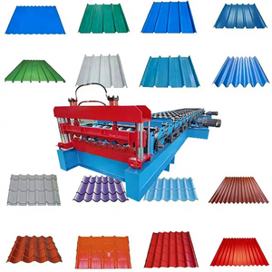 새로운 아연판금 지붕 타일 롤 성형 제작 기계 - Product Image 1
