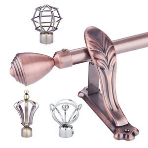 <span class=keywords><strong>Bon</strong></span> <span class=keywords><strong>prix</strong></span> embout de tringle à rideau en cristal embouts de tringles à rideau romaines torsadées <span class=keywords><strong>Double</strong></span> rideau de porte en PVE - Product Image 2