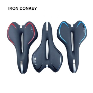 IRONDONKEY Version améliorée équipement de vélo pliant selle de vélo en acier avec siège creux accessoires de cyclisme confortables - Product Image 6