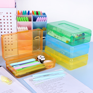 Boîte à crayons empilable en PP SUNSHING, élégante, pour enseignants, fournitures de bureau, organiseur de papeterie pour stylos, marqueurs, crayons de couleur - Product Image 2