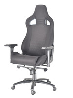 Chaise de jeu inclinable chaise pivotante de haute qualité grande chaise de jeu en tissu pour le jeu