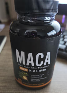 Capsules de Maca pour Hommes et Femmes, Complément Végétalien Bio, Racines de Maca Rouge, Noire et Jaune Plus - Product Image 3