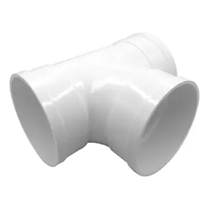 HYDY pvc drainage plastic pipe fittings DWV 90 degree tee