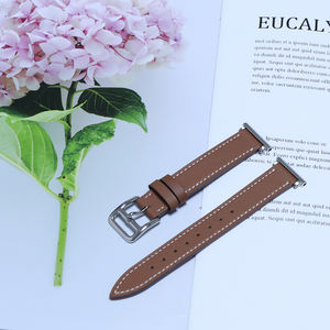 Bracelets en cuir véritable pour Samsung Galaxy Watch 7 6 5 4 Bracelets de luxe respirants pour <span class=keywords><strong>montre</strong></span> intelligente <span class=keywords><strong>Bracelet</strong></span> universel 20mm - Product Image 5