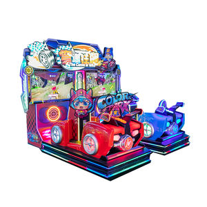 Jeu vidéo de course de voitures avec simulation de mouvement, Colorful Park Curves <span class=keywords><strong>Hurricane</strong></span>, pour deux joueurs - Product Image 5