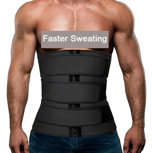 Ceinture de sudation ajustable à 3 sangles pour hommes, en néoprène, pour sauna, amincissement, soutien dorsal et perte de poids - Product Image 2