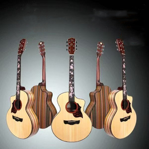 Guitare acoustique ST.BOUL SY-95C, table en épicéa massif, dos et éclisses en bois, qualité professionnelle pour le fingerstyle - Product Image 1