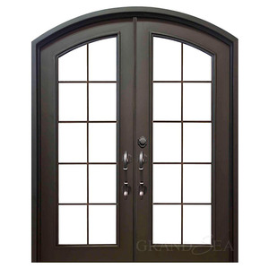<span class=keywords><strong>Porte</strong></span> <span class=keywords><strong>d</strong></span>'<span class=keywords><strong>entrée</strong></span> en fer forgé avec fenêtre ouverte, style américain, <span class=keywords><strong>porte</strong></span> de sécurité, livraison directe <span class=keywords><strong>d</strong></span>'usine - Product Image 5