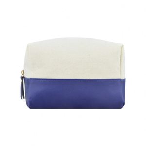 Promotional Gift Makeup Toiletry Bags Travel <b>Plain</b> Cotton Zipper Custom Cosmetic Pouch Bag With Custom Logo - Product Image 2