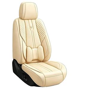 Ensemble de housses de siège de voiture TONHGHUI, 5 pièces, toutes saisons, élégant, luxueux, tout-en-un, en cuir, universel, accessoire de protection, design professionnel - Product Image 3