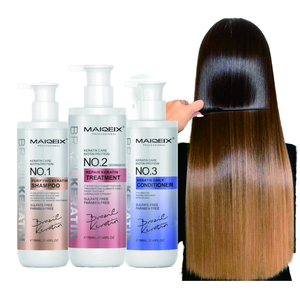 Maiqeix di alta qualità collagene organico trattamento capelli brasiliano cheratina lisciatura lisciante Private Label Formula nutriente - Product Image 1