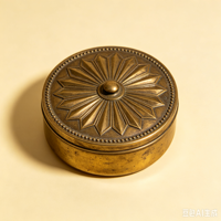 Boîte ronde rétro
