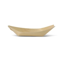 Plateaux de service en bois naturel de 17 cm de diamètre pour fruits de mer, pour restaurants, cafés et buffets d'hôtels