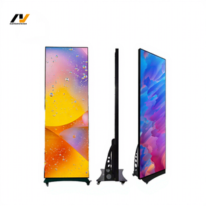 Pantalla LED portátil P1.2P1.5P2.5GOB, pantalla digital plegable con soporte, adecuada para publicidad en centros comerciales. - Product Image 1