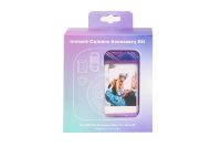 Kit d'accessoires Fuji Mini 11/12, sac pour appareil photo Instax avec cadre photo, album, autocollants, carte d'embarquement