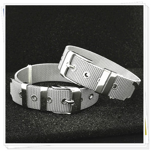 Pulsera de malla de acero inoxidable 304/316, correa de muñeca ajustable, banda de reloj, joyería Anno - Product Image 1
