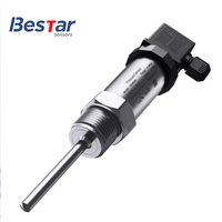 Transmetteur de température BP06 4-20mA RS485 304SS Sonde PT100 Capteur de température 0-300 degrés à 24VDC M20*1.5