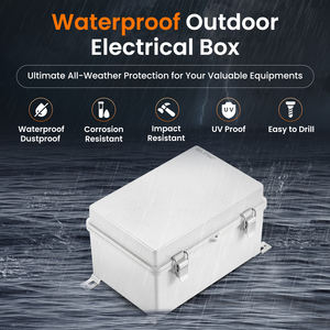 QILIPSU 300x200x170mm IP67 boîtier de commande étanche boîtier d'instrument, <span class=keywords><strong>armoire</strong></span> de câbles extérieure NEMA 3R montage sur panneau de <span class=keywords><strong>piscine</strong></span> - Product Image 2