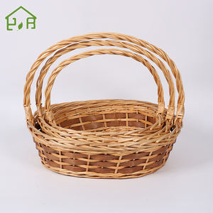 Cestas de Mimbre Naturales para Regalos de Frutas, <span class=keywords><strong>Cesta</strong></span> de Bambú - Product Image 2