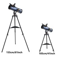 Large Objective 114/1000 Reflector Astronomical Telescope Monocular Professional Sky Watcher Star Finder Student Kids Study BAK4