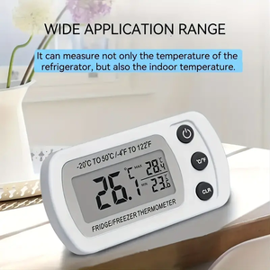 Nieuwe Aankomst Koude Opslag Fordable Haak Temperatuur Thermometers Digitale Huishoudelijke Koelkast Koelkast Vriezer Thermometer - Product Image 5