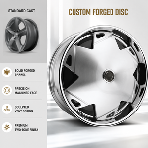 Rines Cromados Forjados Personalizados de 18, 20, 22, 24 y 26 Pulgadas con Borde Profundo para Ford F150 RAM 1500 6x135 6x139.7 OEM Venta al Por Mayor - Product Image 4