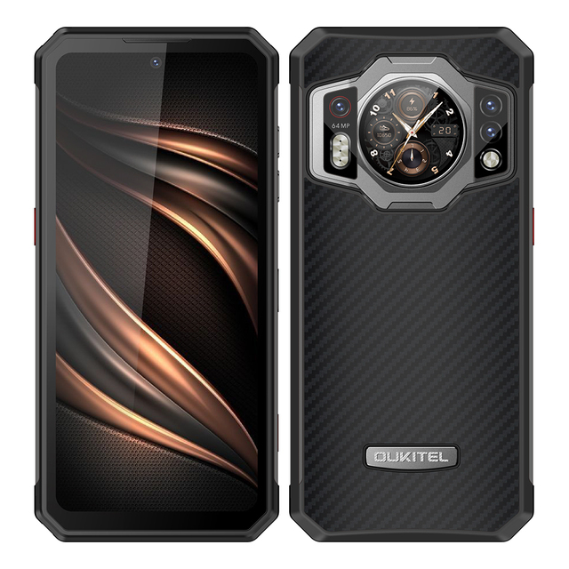 New Arrival Rugged Smartphone Android 12 Main Camera 64MP NFC Google Play Global Version Smartphone 12GB+256GB Oukitel WP21
