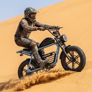 Bicicleta Eléctrica Todoterreno Scrambler E con Agarre Suave para Superficies Irregulares, Frenos de Disco Hidráulicos, Ideal para Acceso a <span class=keywords><strong>Dunas</strong></span> de Arena - Product Image 3
