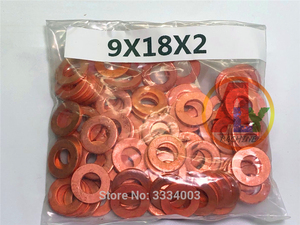 7x1 5mm/9x18mm 디젤 커먼 레일 인젝터 구리 씰 와셔 가스켓 링 수리 키트 F00vc17504 f00VC17503 F00VC17505 F00VC1750 - Product Image 2