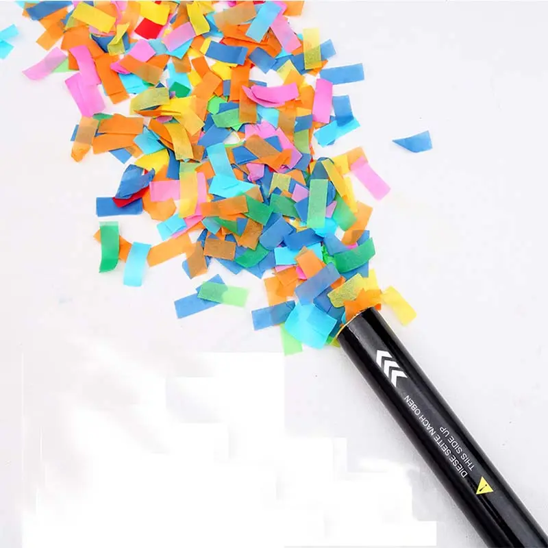 New Year Party Supplies Confetti Cannons Air Compressed Indoor And Outdoor Safe Party Poppers For Any Celebration