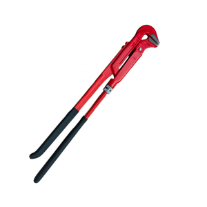 Llave de gas para tuberías <span class=keywords><strong>en</strong></span> ángulo de 45 grados °    Llave de tubo de 1'' de acero al cromo vanadio, alicates para bomba de agua - Product Image 5