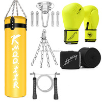 Offre Spéciale non rempli multi-angle pivotant gymnastique à domicile adultes jeunes enfants suspendus PU Logo personnalisé ensemble de sacs de boxe pour la boxe MMA