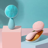IFINEBeauty Brosse Nettoyante Visage USB Vibrante Mini Nettoyeur Facial Silicone Doux Étanche IPX7 Nettoyage Profond des Pores Portable