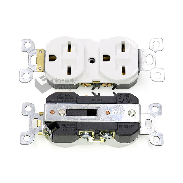 US AC Power Socket 6-15R Duplex Receptacle 15A 250V