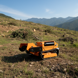 Robot <span class=keywords><strong>Desbrozadora</strong></span> 27HP con Control Remoto para Pendientes, Cortadora de Césped con Control Remoto para Gestión de Vegetación - Product Image 1