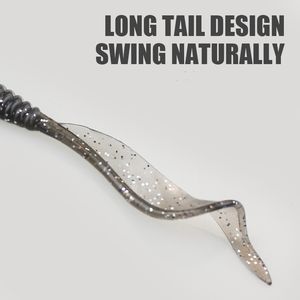 Señuelo de Pesca Flexible de Primera Calidad, 130 mm, 5 g, con Cola Rizada, Alta Elasticidad, para Pesca en Agua Dulce y Salada - Product Image 3