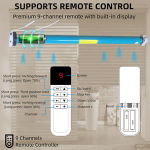 Moteur de store enrouleur intelligent LifeLibero Tuya ZigBee 25 mm en acier, design moderne et sûr, compatible Alexa <span class=keywords><strong>Google</strong></span> Home, idéal pour hôtels - Product Image 4