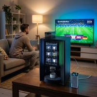 Cafetera Espresso Comercial Rica en Hidrógeno de 1200-1500ppb, Totalmente Automática, Tecnología PEM, Pantalla Táctil de 15.6 Pulgadas, Función Programable