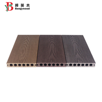 Anti-pourri Cèdre Teck Noyer Bois Plastique Composite Pont 3d Texture Decking Extérieur Étanche