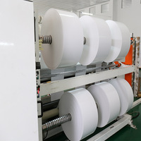 Etiquetas de Papel Adhesivo de Vinilo Blanco Brillante, Resistentes al Agua, Imprimibles con Impresora Láser, Rollo Jumbo, 3 Hojas en Blanco para Impresora Láser