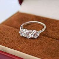 Anillo de Compromiso y Boda Unisex de Plata 925 de Alta Calidad con Incrustaciones de Circonio, Certificado NGTC, para Hombre y Mujer, Joyería UM