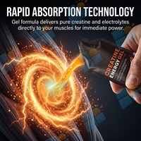 Vloeibare Creatine Gel Sachets, klaar om te gebruiken, pre-workout supplement met snel absorberende formule, aangepaste verpakking, groothandel leverancier